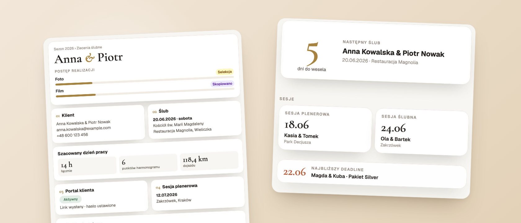 Storyboard ślubny — jak zaplanować kadry przed weselem  — ekrany Wedflow