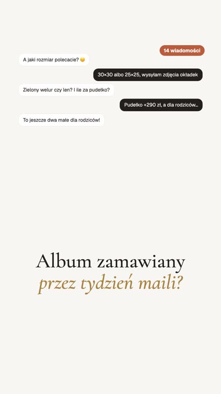 Kadr z filmu Wedflow: Albumy