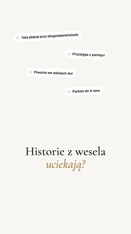 Kadr z filmu Wedflow: Głosówki → post